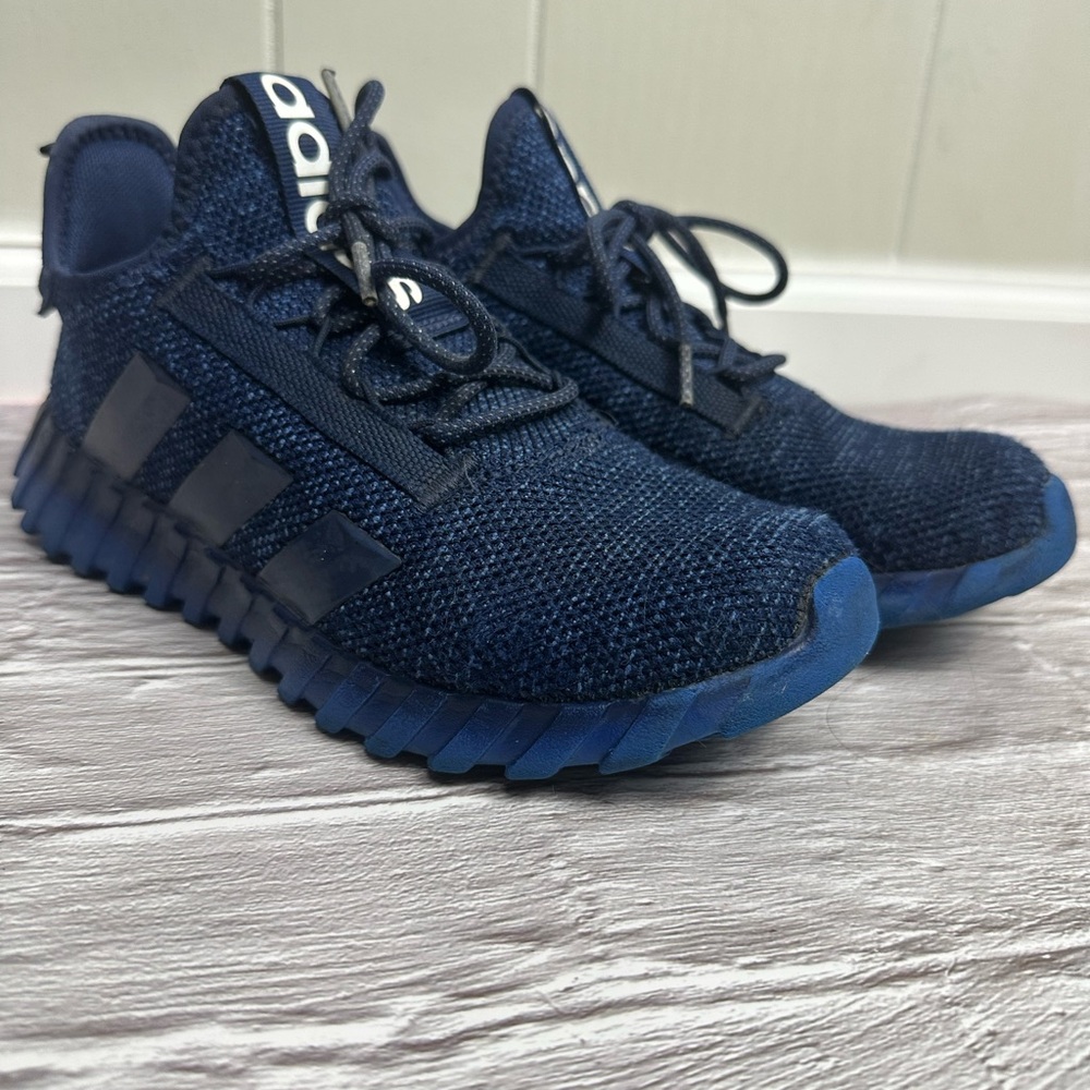 Adidas Dark Blue Knit Sneakers